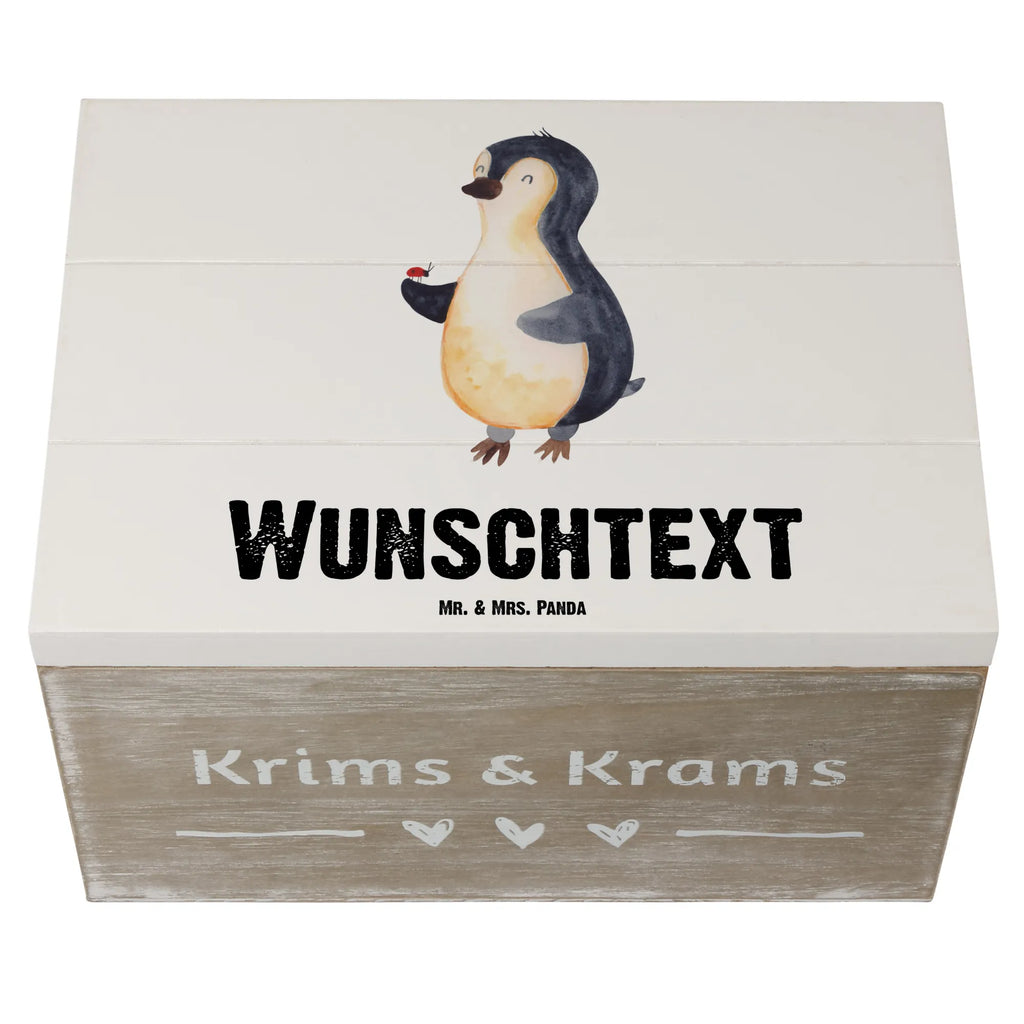 Personalisierte Holzkiste Pinguin Marienkäfer Holzkiste mit Namen, Kiste mit Namen, Schatzkiste mit Namen, Truhe mit Namen, Schatulle mit Namen, Erinnerungsbox mit Namen, Erinnerungskiste, mit Namen, Dekokiste mit Namen, Aufbewahrungsbox mit Namen, Holzkiste Personalisiert, Kiste Personalisiert, Schatzkiste Personalisiert, Truhe Personalisiert, Schatulle Personalisiert, Erinnerungsbox Personalisiert, Erinnerungskiste Personalisiert, Dekokiste Personalisiert, Aufbewahrungsbox Personalisiert, Geschenkbox personalisiert, GEschenkdose personalisiert, Pinguin, Pinguine, Marienkäfer, Liebe, Wunder, Glück, Freude, Lebensfreude