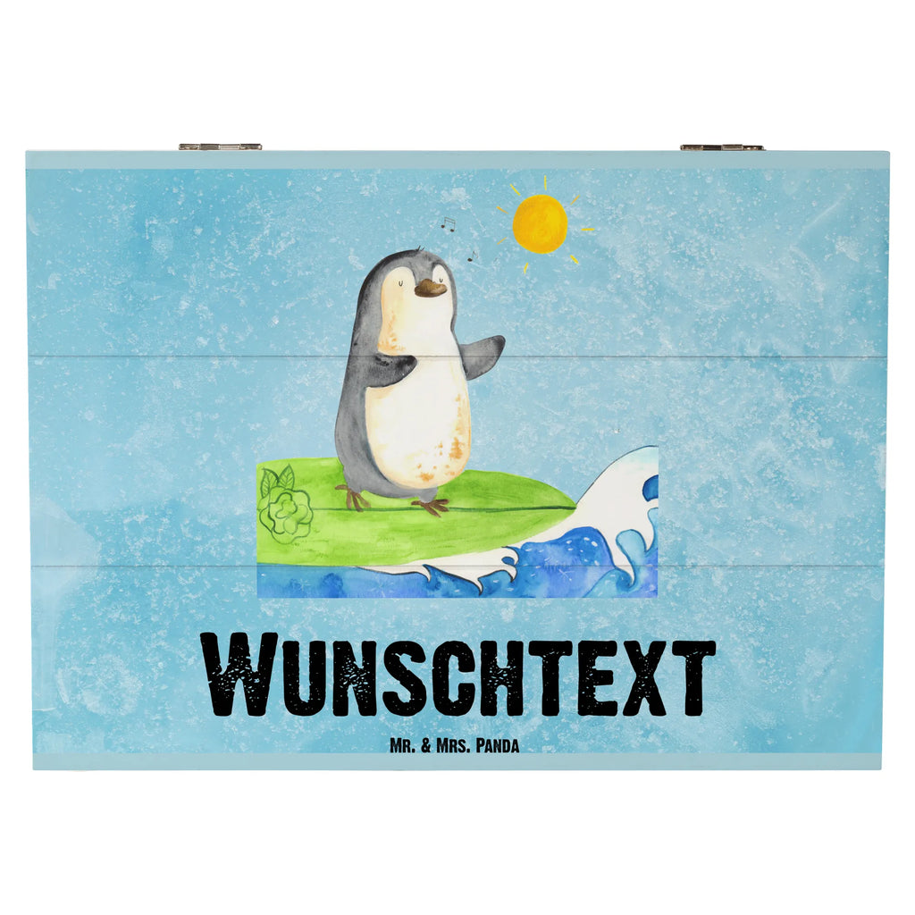 Personalisierte Holzkiste Pinguin Surfer Holzkiste mit Namen, Kiste mit Namen, Schatzkiste mit Namen, Truhe mit Namen, Schatulle mit Namen, Erinnerungsbox mit Namen, Erinnerungskiste, mit Namen, Dekokiste mit Namen, Aufbewahrungsbox mit Namen, Holzkiste Personalisiert, Kiste Personalisiert, Schatzkiste Personalisiert, Truhe Personalisiert, Schatulle Personalisiert, Erinnerungsbox Personalisiert, Erinnerungskiste Personalisiert, Dekokiste Personalisiert, Aufbewahrungsbox Personalisiert, Geschenkbox personalisiert, GEschenkdose personalisiert, Pinguin, Pinguine, surfen, Surfer, Hawaii, Urlaub, Wellen, Wellen reiten, Portugal