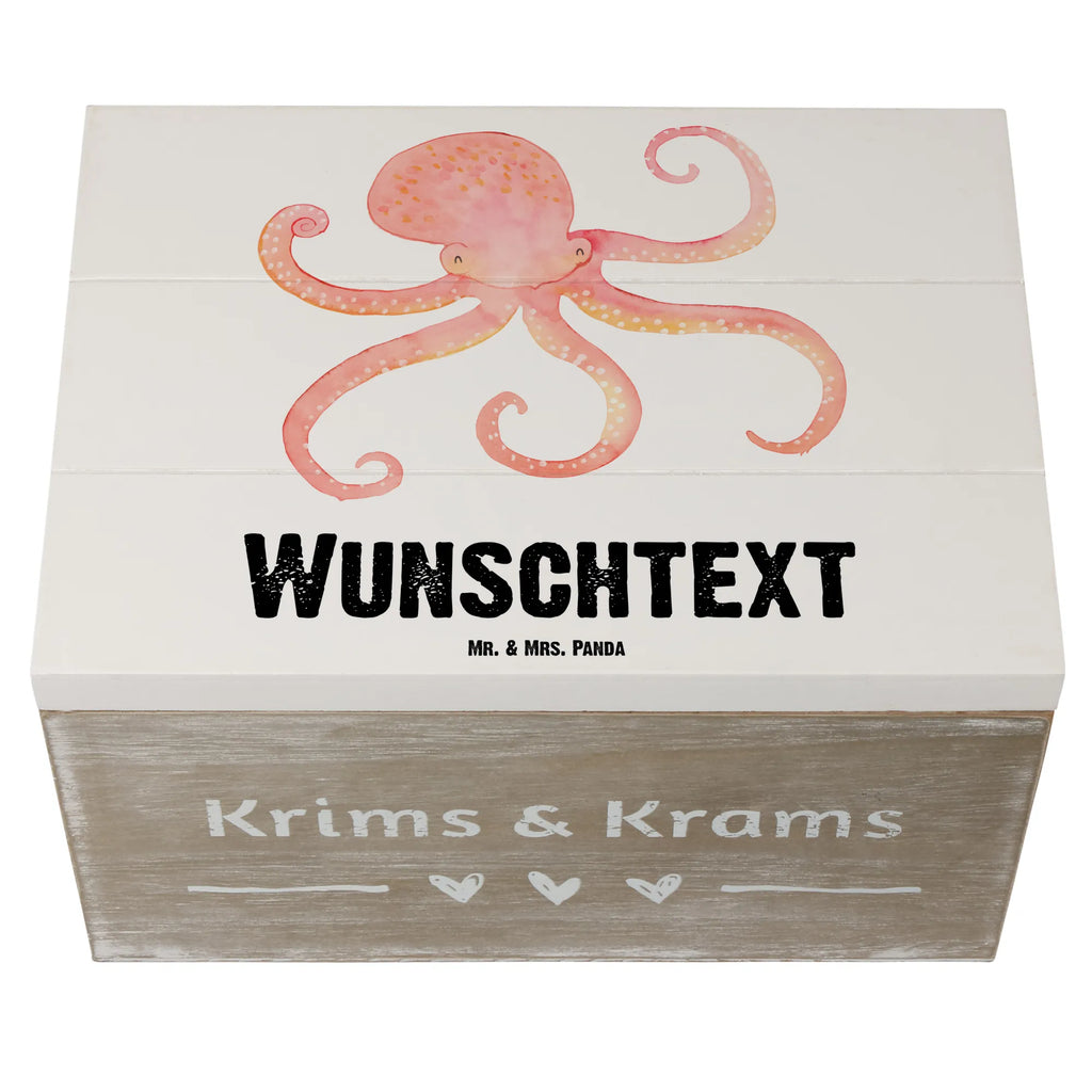 Personalisierte Holzkiste Tintenfisch Holzkiste mit Namen, Kiste mit Namen, Schatzkiste mit Namen, Truhe mit Namen, Schatulle mit Namen, Erinnerungsbox mit Namen, Erinnerungskiste, mit Namen, Dekokiste mit Namen, Aufbewahrungsbox mit Namen, Holzkiste Personalisiert, Kiste Personalisiert, Schatzkiste Personalisiert, Truhe Personalisiert, Schatulle Personalisiert, Erinnerungsbox Personalisiert, Erinnerungskiste Personalisiert, Dekokiste Personalisiert, Aufbewahrungsbox Personalisiert, Geschenkbox personalisiert, GEschenkdose personalisiert, Tiermotive, Gute Laune, lustige Sprüche, Tiere, Meer, Meerestier, Krake, Tintenfisch, Arme, Wasser, Ozean