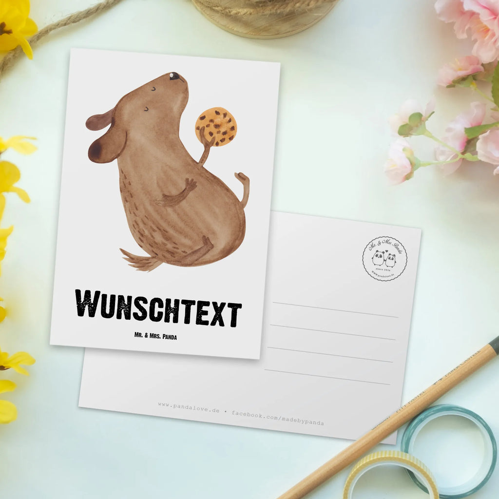 Personalisierte Postkarte Hund Keks Postkarte mit Namen, Postkarte bedrucken, Postkarte mit Wunschtext, Postkarte personalisierbar, Geschenkkarte mit Namen, Grußkarte mit Namen, Karte mit Namen, Einladung mit Namen, Ansichtskarte mit Namen, Geschenkkarte mit Wunschtext, Grußkarte mit Wunschtext, Karte mit Wunschtext, Einladung mit Wunschtext, Ansichtskarte mit Wunschtext, Hund, Hundemotiv, Haustier, Hunderasse, Tierliebhaber, Hundebesitzer, Sprüche, Hundekekse, Leckerli, Hundeleckerli, Hundesnacks