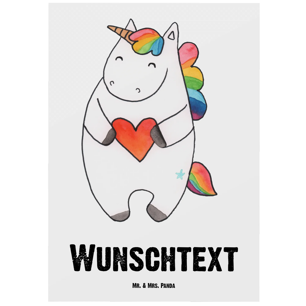 Personalisierte Postkarte Einhorn Herz Postkarte mit Namen, Postkarte bedrucken, Postkarte mit Wunschtext, Postkarte personalisierbar, Geschenkkarte mit Namen, Grußkarte mit Namen, Karte mit Namen, Einladung mit Namen, Ansichtskarte mit Namen, Geschenkkarte mit Wunschtext, Grußkarte mit Wunschtext, Karte mit Wunschtext, Einladung mit Wunschtext, Ansichtskarte mit Wunschtext, Einhorn, Einhörner, Einhorn Deko, Unicorn, Herz, schlimm, böse, witzig, lustig, Freundin, anders, bunt