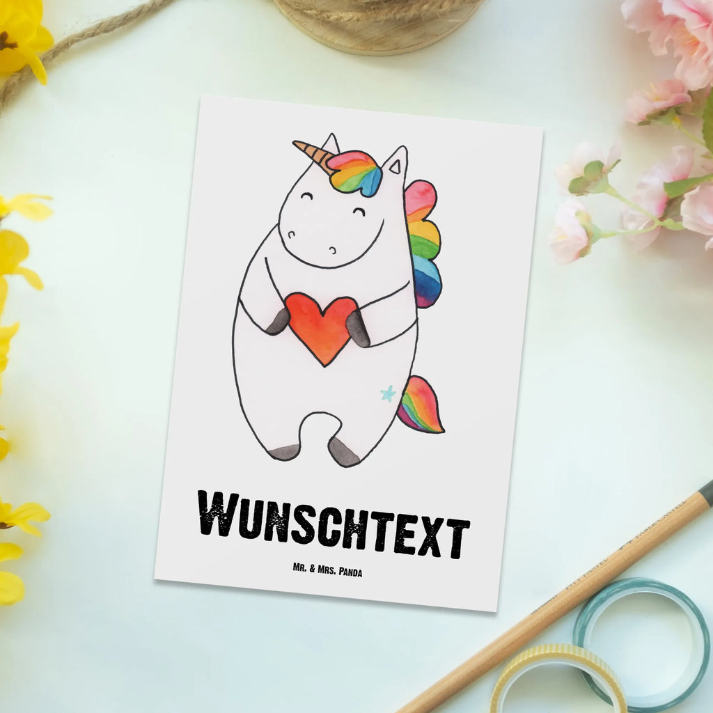 Personalisierte Postkarte Einhorn Herz Postkarte mit Namen, Postkarte bedrucken, Postkarte mit Wunschtext, Postkarte personalisierbar, Geschenkkarte mit Namen, Grußkarte mit Namen, Karte mit Namen, Einladung mit Namen, Ansichtskarte mit Namen, Geschenkkarte mit Wunschtext, Grußkarte mit Wunschtext, Karte mit Wunschtext, Einladung mit Wunschtext, Ansichtskarte mit Wunschtext, Einhorn, Einhörner, Einhorn Deko, Unicorn, Herz, schlimm, böse, witzig, lustig, Freundin, anders, bunt