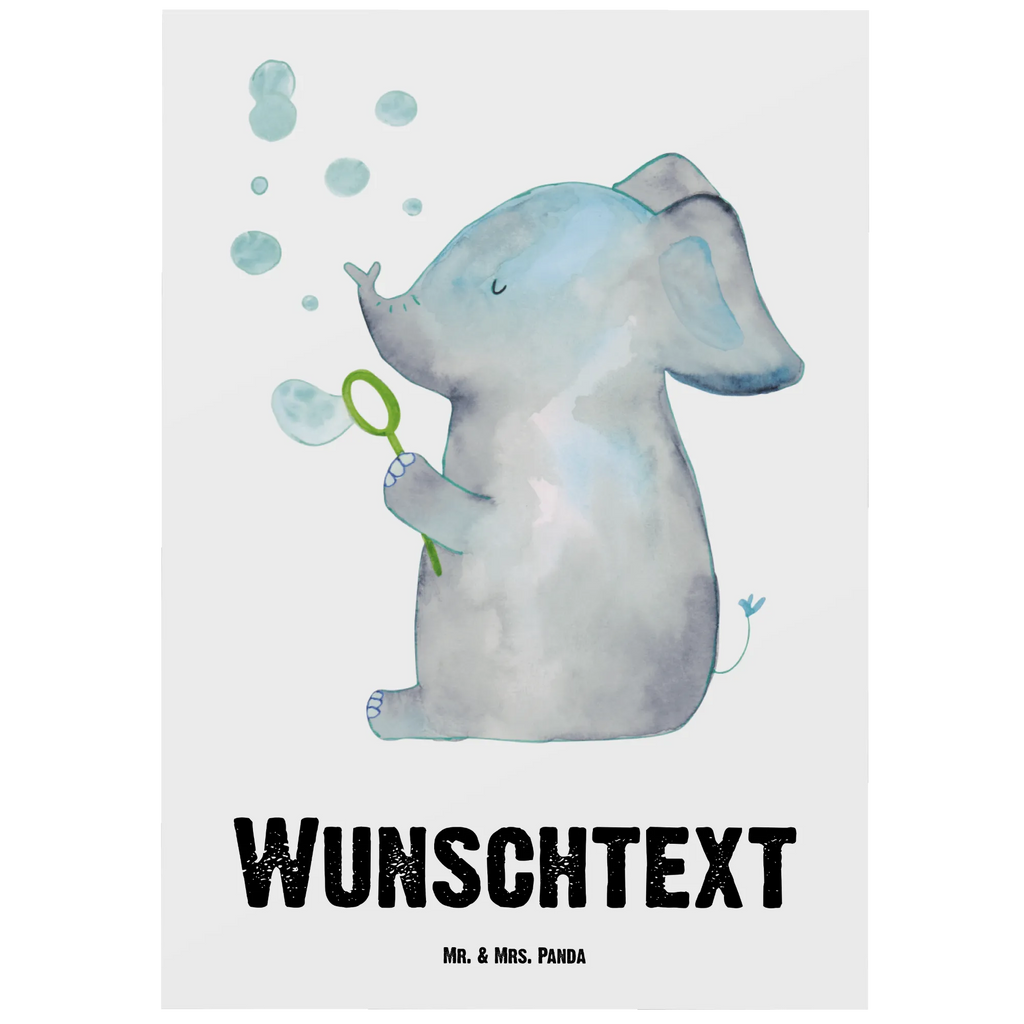 Personalisierte Postkarte Elefant Seifenblasen Postkarte mit Namen, Postkarte bedrucken, Postkarte mit Wunschtext, Postkarte personalisierbar, Geschenkkarte mit Namen, Grußkarte mit Namen, Karte mit Namen, Einladung mit Namen, Ansichtskarte mit Namen, Geschenkkarte mit Wunschtext, Grußkarte mit Wunschtext, Karte mit Wunschtext, Einladung mit Wunschtext, Ansichtskarte mit Wunschtext, Tiermotive, Gute Laune, lustige Sprüche, Tiere, Elefant, Elefanten, Dickhäuter, Rüsseltier, Seifenblasen, Liebe, Heimat, Gefühl. Daheim, Liebesbeweis, Liebesspruch