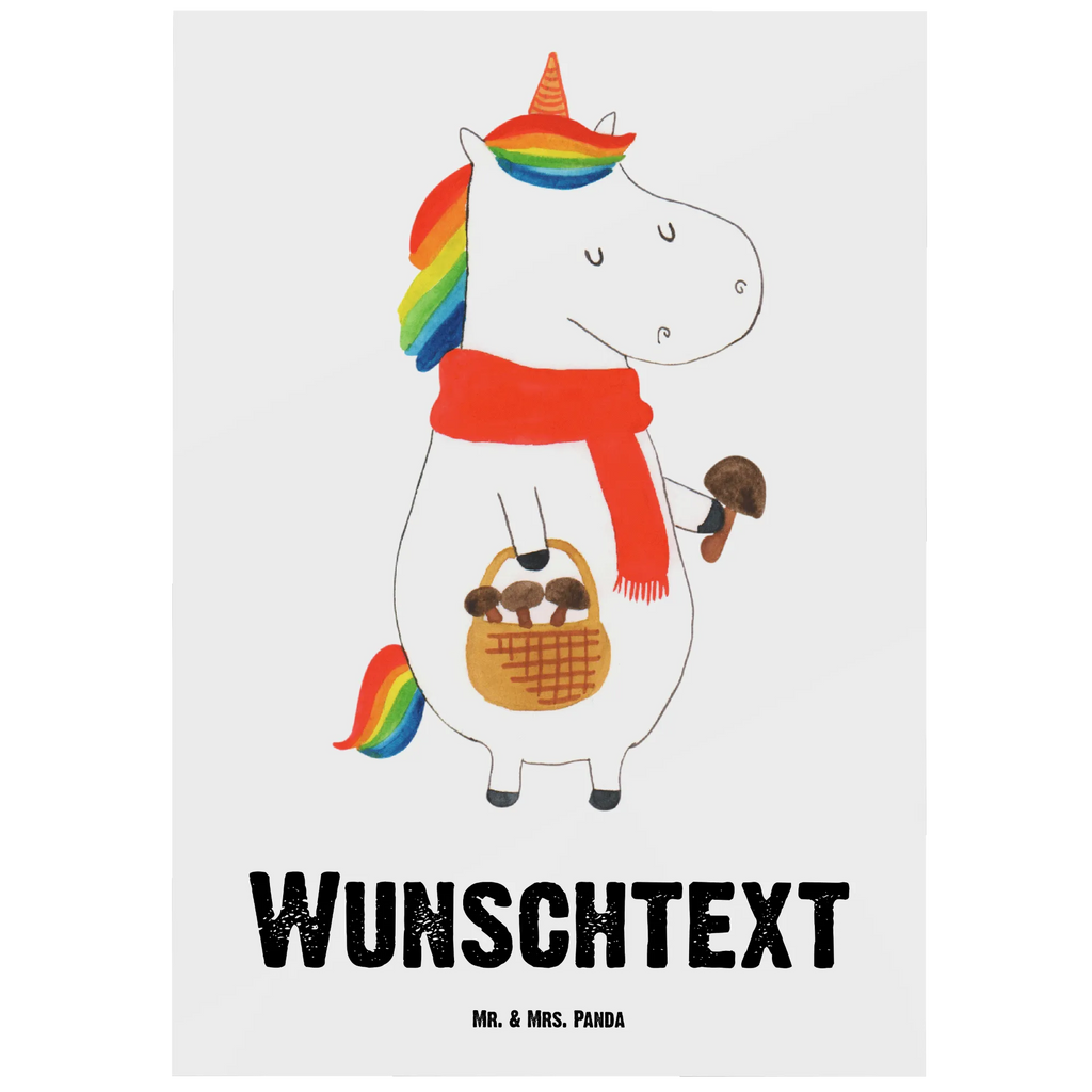 Personalisierte Postkarte Einhorn Pilz Postkarte mit Namen, Postkarte bedrucken, Postkarte mit Wunschtext, Postkarte personalisierbar, Geschenkkarte mit Namen, Grußkarte mit Namen, Karte mit Namen, Einladung mit Namen, Ansichtskarte mit Namen, Geschenkkarte mit Wunschtext, Grußkarte mit Wunschtext, Karte mit Wunschtext, Einladung mit Wunschtext, Ansichtskarte mit Wunschtext, Einhorn, Einhörner, Einhorn Deko, Pegasus, Unicorn, Pilze, Pilzsammler, Motivation, Spruch, Liebeskummer