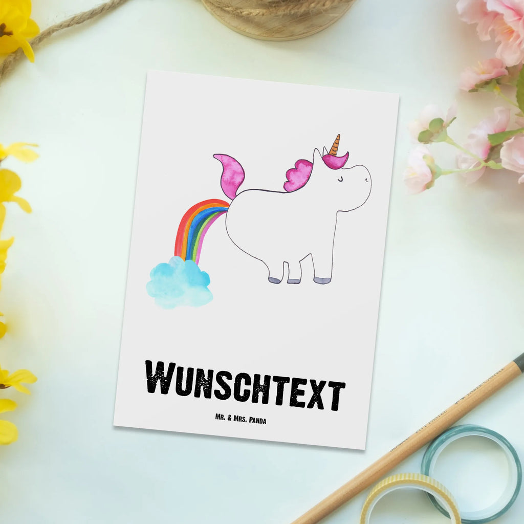 Personalisierte Postkarte Einhorn Pupsend Postkarte mit Namen, Postkarte bedrucken, Postkarte mit Wunschtext, Postkarte personalisierbar, Geschenkkarte mit Namen, Grußkarte mit Namen, Karte mit Namen, Einladung mit Namen, Ansichtskarte mit Namen, Geschenkkarte mit Wunschtext, Grußkarte mit Wunschtext, Karte mit Wunschtext, Einladung mit Wunschtext, Ansichtskarte mit Wunschtext, Einhorn, Einhörner, Einhorn Deko, Pegasus, Unicorn, Pups, Regenbogen, Glitzer, Einhornpower, Erwachsenwerden, Spaß, lustig, Freundin