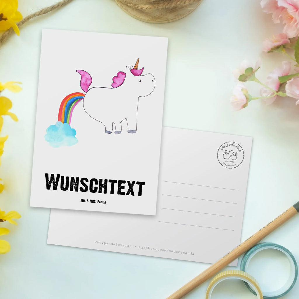 Personalisierte Postkarte Einhorn Pupsend Postkarte mit Namen, Postkarte bedrucken, Postkarte mit Wunschtext, Postkarte personalisierbar, Geschenkkarte mit Namen, Grußkarte mit Namen, Karte mit Namen, Einladung mit Namen, Ansichtskarte mit Namen, Geschenkkarte mit Wunschtext, Grußkarte mit Wunschtext, Karte mit Wunschtext, Einladung mit Wunschtext, Ansichtskarte mit Wunschtext, Einhorn, Einhörner, Einhorn Deko, Pegasus, Unicorn, Pups, Regenbogen, Glitzer, Einhornpower, Erwachsenwerden, Spaß, lustig, Freundin