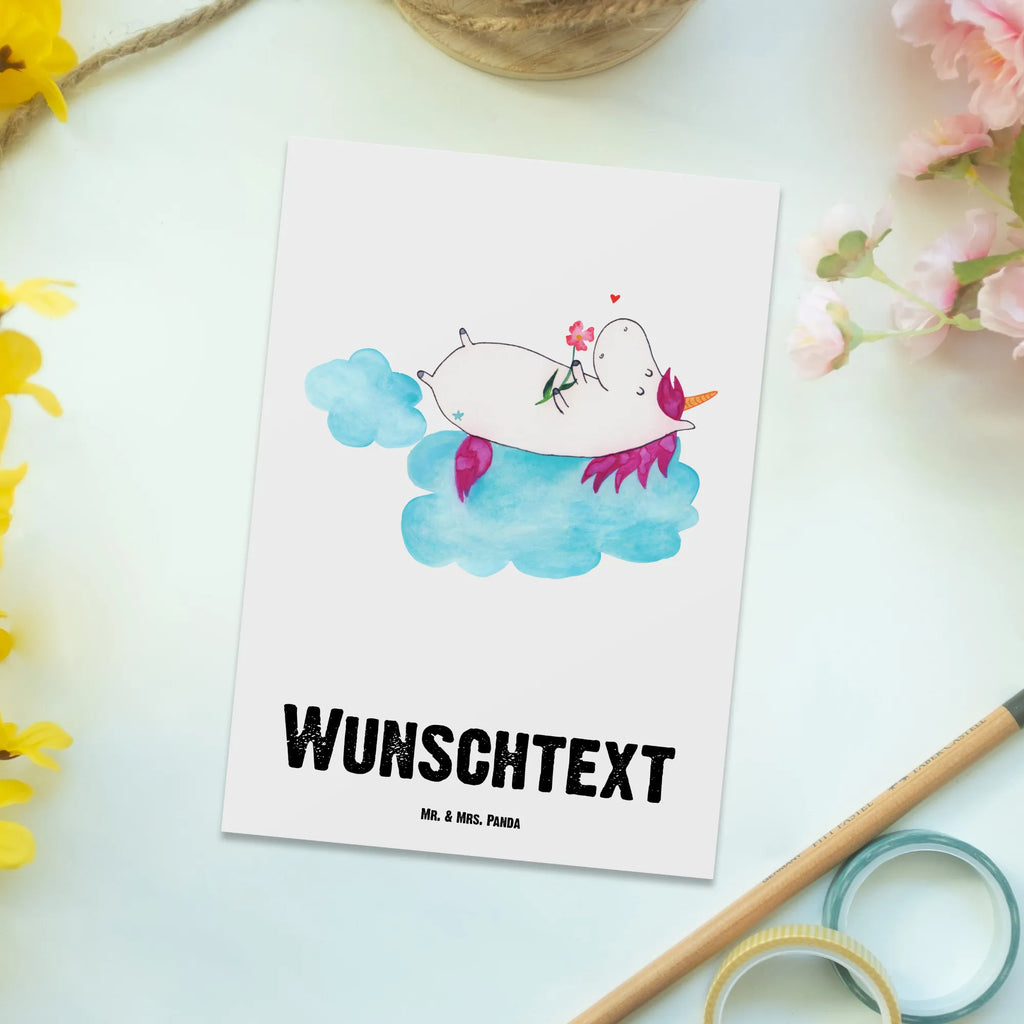 Personalisierte Postkarte Einhorn Verliebt Postkarte mit Namen, Postkarte bedrucken, Postkarte mit Wunschtext, Postkarte personalisierbar, Geschenkkarte mit Namen, Grußkarte mit Namen, Karte mit Namen, Einladung mit Namen, Ansichtskarte mit Namen, Geschenkkarte mit Wunschtext, Grußkarte mit Wunschtext, Karte mit Wunschtext, Einladung mit Wunschtext, Ansichtskarte mit Wunschtext, Einhorn, Einhörner, Einhorn Deko, Pegasus, Unicorn, verliebt, Liebe, Liebesbeweis, Freundin, Wolke