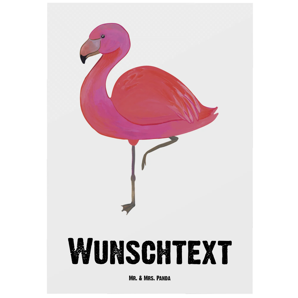 Personalisierte Postkarte Flamingo classic Postkarte mit Namen, Postkarte bedrucken, Postkarte mit Wunschtext, Postkarte personalisierbar, Geschenkkarte mit Namen, Grußkarte mit Namen, Karte mit Namen, Einladung mit Namen, Ansichtskarte mit Namen, Geschenkkarte mit Wunschtext, Grußkarte mit Wunschtext, Karte mit Wunschtext, Einladung mit Wunschtext, Ansichtskarte mit Wunschtext, Flamingo, Einzigartig, Selbstliebe, Stolz, ich, für mich, Spruch, Freundin, Freundinnen, Außenseiter, Sohn, Tochter, Geschwister