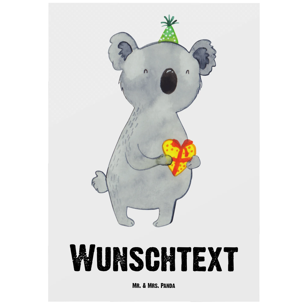 Personalisierte Postkarte Koala Geschenk Postkarte mit Namen, Postkarte bedrucken, Postkarte mit Wunschtext, Postkarte personalisierbar, Geschenkkarte mit Namen, Grußkarte mit Namen, Karte mit Namen, Einladung mit Namen, Ansichtskarte mit Namen, Geschenkkarte mit Wunschtext, Grußkarte mit Wunschtext, Karte mit Wunschtext, Einladung mit Wunschtext, Ansichtskarte mit Wunschtext, Koala, Koalabär, Geschenk, Geburtstag, Party