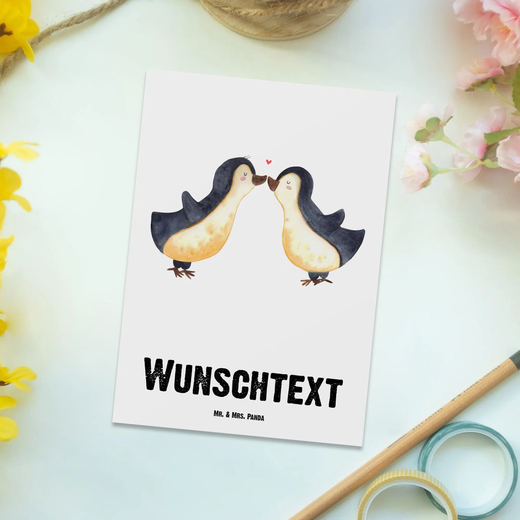 Personalisierte Postkarte Pinguin Liebe Postkarte mit Namen, Postkarte bedrucken, Postkarte mit Wunschtext, Postkarte personalisierbar, Geschenkkarte mit Namen, Grußkarte mit Namen, Karte mit Namen, Einladung mit Namen, Ansichtskarte mit Namen, Geschenkkarte mit Wunschtext, Grußkarte mit Wunschtext, Karte mit Wunschtext, Einladung mit Wunschtext, Ansichtskarte mit Wunschtext, Liebe, Partner, Freund, Freundin, Ehemann, Ehefrau, Heiraten, Verlobung, Heiratsantrag, Liebesgeschenk, Jahrestag, Hocheitstag, Pinguin, Pinguine, Pinguin Paar, Pinguinpaar, Pinguin Liebe, Paar, Pärchen. Liebespaar, Liebesbeweis, Liebesspruch, Hochzeitstag, Geschenk Freund, Geschenk Freundin, Verlobte, Verlobter, Love, Geschenk Hochzeitstag, Geschenkidee, Hochzeit, Gastgeschenk