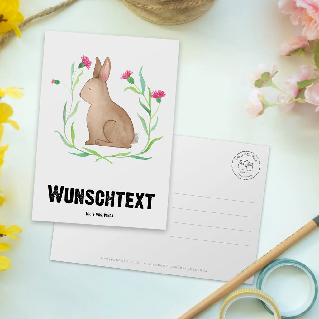 Personalisierte Postkarte Hase sitzend Postkarte mit Namen, Postkarte bedrucken, Postkarte mit Wunschtext, Postkarte personalisierbar, Geschenkkarte mit Namen, Grußkarte mit Namen, Karte mit Namen, Einladung mit Namen, Ansichtskarte mit Namen, Geschenkkarte mit Wunschtext, Grußkarte mit Wunschtext, Karte mit Wunschtext, Einladung mit Wunschtext, Ansichtskarte mit Wunschtext, Ostern, Osterhase, Ostergeschenke, Osternest, Osterdeko, Geschenke zu Ostern, Ostern Geschenk, Ostergeschenke Kinder, Ostern Kinder, Frohe Ostern, Ostergrüße, Osterblume, Liebe, Grüße, Hase, Kaninchen