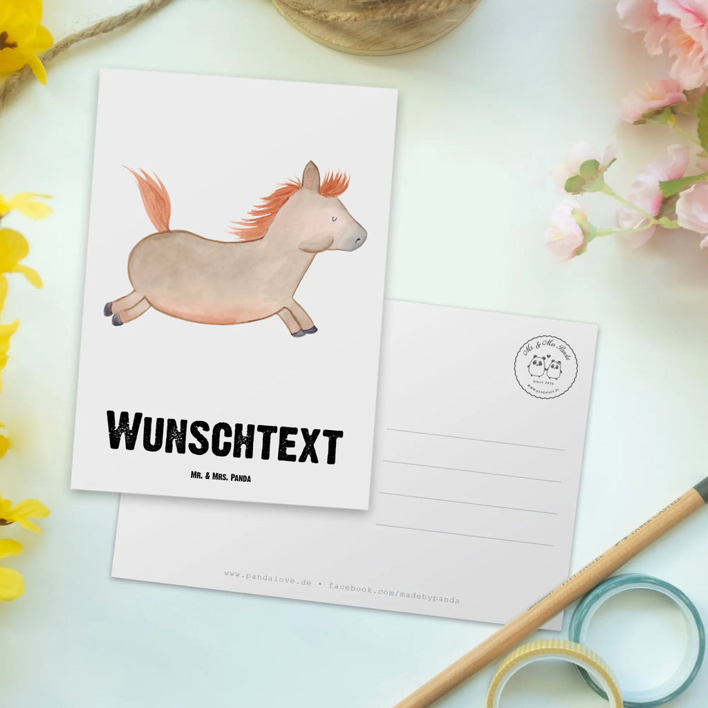 Personalisierte Postkarte Pferd springt Postkarte mit Namen, Postkarte bedrucken, Postkarte mit Wunschtext, Postkarte personalisierbar, Geschenkkarte mit Namen, Grußkarte mit Namen, Karte mit Namen, Einladung mit Namen, Ansichtskarte mit Namen, Geschenkkarte mit Wunschtext, Grußkarte mit Wunschtext, Karte mit Wunschtext, Einladung mit Wunschtext, Ansichtskarte mit Wunschtext, Bauernhof, Hoftiere, Landwirt, Landwirtin, Pferd, Pony, Pferde, Stall, Pferdestall, ausreiten, reiten, Pferdebesitzer