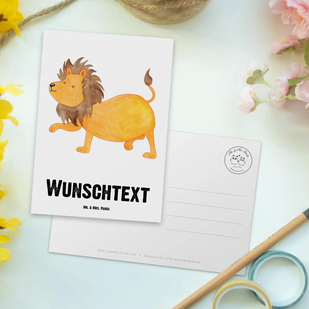 Personalisierte Postkarte Sternzeichen Löwe Postkarte mit Namen, Postkarte bedrucken, Postkarte mit Wunschtext, Postkarte personalisierbar, Geschenkkarte mit Namen, Grußkarte mit Namen, Karte mit Namen, Einladung mit Namen, Ansichtskarte mit Namen, Geschenkkarte mit Wunschtext, Grußkarte mit Wunschtext, Karte mit Wunschtext, Einladung mit Wunschtext, Ansichtskarte mit Wunschtext, Tierkreiszeichen, Sternzeichen, Horoskop, Astrologie, Aszendent, Löwe Geschenk, Löwe Sternzeichen, Geschenk Juli, Geburtstag Juli, Geschenk August, Geburtstag August, König der Tiere