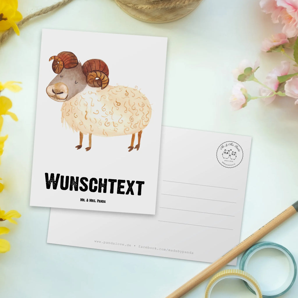 Personalisierte Postkarte Sternzeichen Widder Postkarte mit Namen, Postkarte bedrucken, Postkarte mit Wunschtext, Postkarte personalisierbar, Geschenkkarte mit Namen, Grußkarte mit Namen, Karte mit Namen, Einladung mit Namen, Ansichtskarte mit Namen, Geschenkkarte mit Wunschtext, Grußkarte mit Wunschtext, Karte mit Wunschtext, Einladung mit Wunschtext, Ansichtskarte mit Wunschtext, Tierkreiszeichen, Sternzeichen, Horoskop, Astrologie, Aszendent, Widder Geschenk, Widder Sternzeichen, Geschenk März, Geschenk April, Geburtstag März, Geburtstag April, Bock, Schafbock