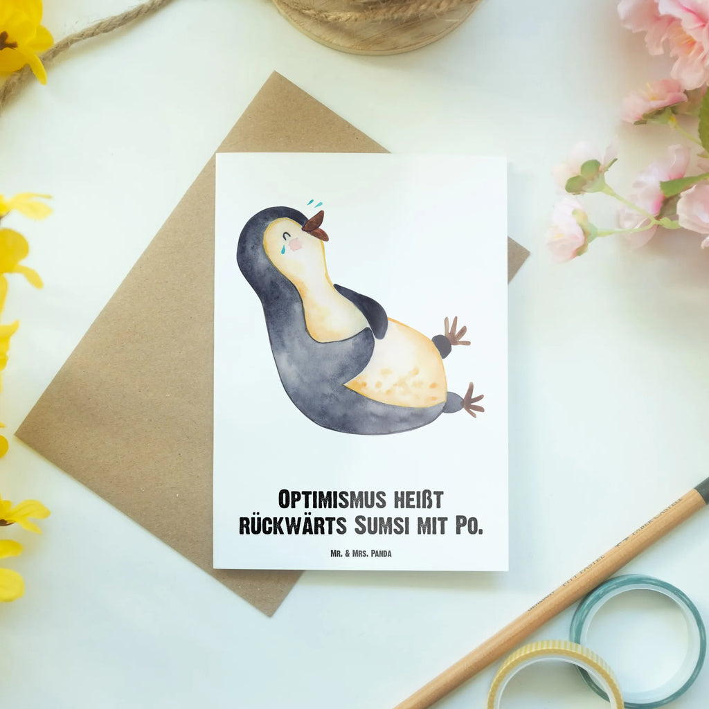 Personalisierte Grußkarte Pinguin lachend Personalisierte Grußkarte, Personalisiertere Klappkarte, Personalisierte Einladungskarte, Personalisierte Glückwunschkarte, Personalisierte Hochzeitskarte, Personalisierte Geburtstagskarte, Grußkarte mit Namen, Grußkarte selber drucken, Grußkarte selbst gestalten, Grußkarte mit persönlichen Nachrichten, Grußkarte als Geldgeschenk, Grußkarten personalisiert, Personalisierte Karte, Pinguin, Pinguine, lustiger Spruch, Optimismus, Fröhlich, Lachen, Humor, Fröhlichkeit