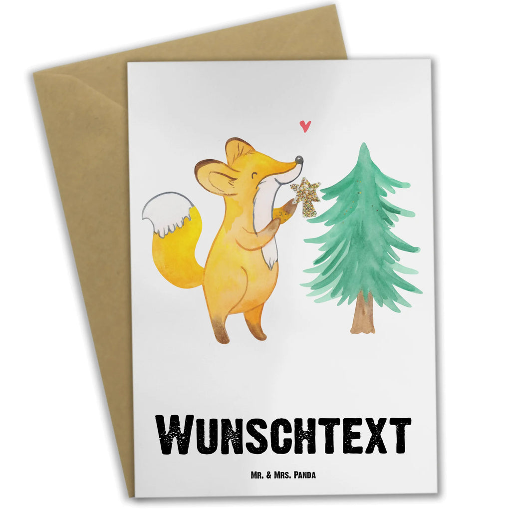 Personalisierte Grußkarte Fuchs  Weihnachtsbaum Personalisierte Grußkarte, Personalisiertere Klappkarte, Personalisierte Einladungskarte, Personalisierte Glückwunschkarte, Personalisierte Hochzeitskarte, Personalisierte Geburtstagskarte, Grußkarte mit Namen, Grußkarte selber drucken, Grußkarte selbst gestalten, Grußkarte mit persönlichen Nachrichten, Grußkarte als Geldgeschenk, Grußkarten personalisiert, Personalisierte Karte, Winter, Weihnachten, Weihnachtsdeko, Nikolaus, Advent, Heiligabend, Wintermotiv, Weihnachtsmann, Weihnachtstage, Fuchs, Schlittschuh, Weihnachtszeit, Weihnachtsdekoration