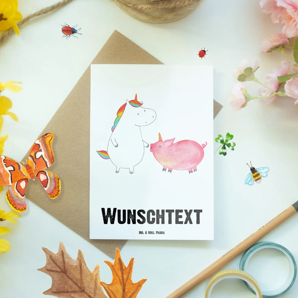 Personalisierte Grußkarte Einhorn + Schweinhorn Personalisierte Grußkarte, Personalisiertere Klappkarte, Personalisierte Einladungskarte, Personalisierte Glückwunschkarte, Personalisierte Hochzeitskarte, Personalisierte Geburtstagskarte, Grußkarte mit Namen, Grußkarte selber drucken, Grußkarte selbst gestalten, Grußkarte mit persönlichen Nachrichten, Grußkarte als Geldgeschenk, Grußkarten personalisiert, Personalisierte Karte, Einhorn, Einhörner, Einhorn Deko, Unicorn, Freundschaft, Schweinhorn, Schwein, Freundin, Schweinchen