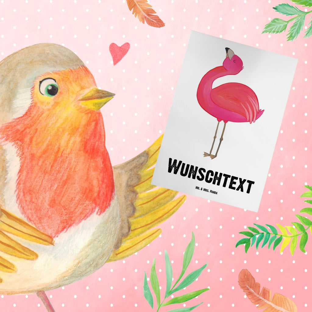 Personalisierte Grußkarte Flamingo stolz Personalisierte Grußkarte, Personalisiertere Klappkarte, Personalisierte Einladungskarte, Personalisierte Glückwunschkarte, Personalisierte Hochzeitskarte, Personalisierte Geburtstagskarte, Grußkarte mit Namen, Grußkarte selber drucken, Grußkarte selbst gestalten, Grußkarte mit persönlichen Nachrichten, Grußkarte als Geldgeschenk, Grußkarten personalisiert, Personalisierte Karte, Flamingo, stolz, Freude, Selbstliebe, Selbstakzeptanz, Freundin, beste Freundin, Tochter, Mama, Schwester