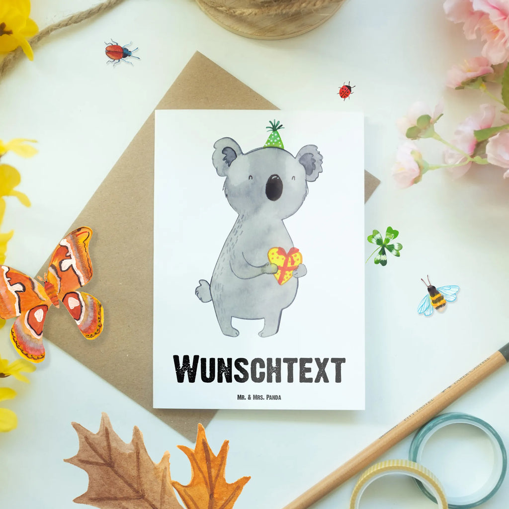 Personalisierte Grußkarte Koala Geschenk Personalisierte Grußkarte, Personalisiertere Klappkarte, Personalisierte Einladungskarte, Personalisierte Glückwunschkarte, Personalisierte Hochzeitskarte, Personalisierte Geburtstagskarte, Grußkarte mit Namen, Grußkarte selber drucken, Grußkarte selbst gestalten, Grußkarte mit persönlichen Nachrichten, Grußkarte als Geldgeschenk, Grußkarten personalisiert, Personalisierte Karte, Koala, Koalabär, Geschenk, Geburtstag, Party