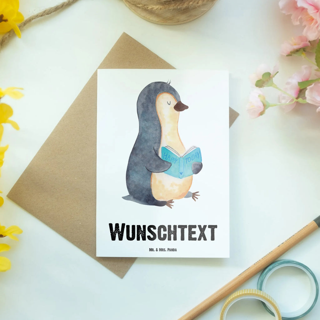 Personalisierte Grußkarte Pinguin Buch Personalisierte Grußkarte, Personalisiertere Klappkarte, Personalisierte Einladungskarte, Personalisierte Glückwunschkarte, Personalisierte Hochzeitskarte, Personalisierte Geburtstagskarte, Grußkarte mit Namen, Grußkarte selber drucken, Grußkarte selbst gestalten, Grußkarte mit persönlichen Nachrichten, Grußkarte als Geldgeschenk, Grußkarten personalisiert, Personalisierte Karte, Pinguin, Pinguine, Buch, Lesen, Bücherwurm, Nichtstun, Faulenzen, Ferien, Urlaub, Freizeit