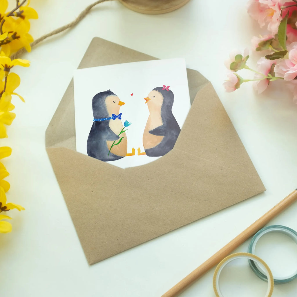 Personalisierte Grußkarte Pinguin Pärchen Personalisierte Grußkarte, Personalisiertere Klappkarte, Personalisierte Einladungskarte, Personalisierte Glückwunschkarte, Personalisierte Hochzeitskarte, Personalisierte Geburtstagskarte, Grußkarte mit Namen, Grußkarte selber drucken, Grußkarte selbst gestalten, Grußkarte mit persönlichen Nachrichten, Grußkarte als Geldgeschenk, Grußkarten personalisiert, Personalisierte Karte, Pinguin, Pinguine, Liebe, Liebespaar, Liebesbeweis, Liebesgeschenk, Verlobung, Jahrestag, Hochzeitstag, Hochzeit, Hochzeitsgeschenk, große Liebe, Traumpaar