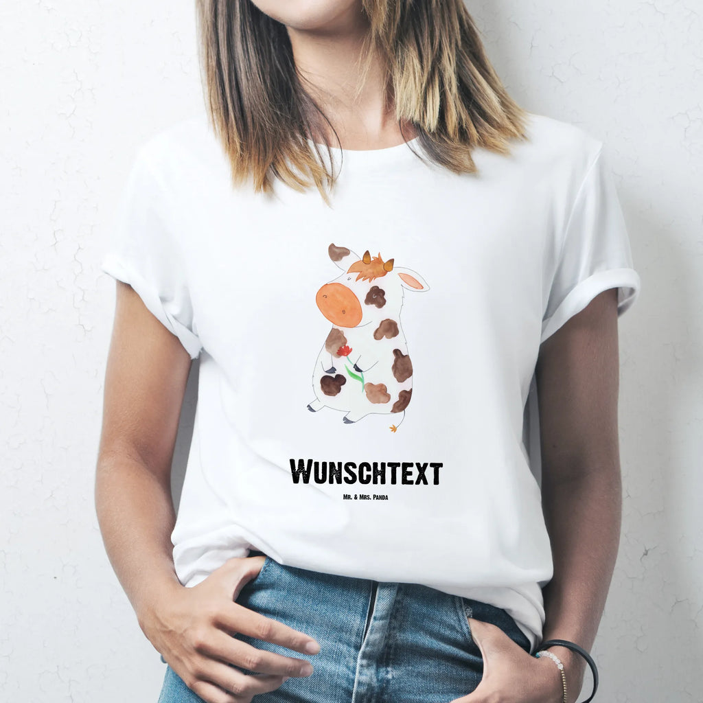 Personalisiertes T-Shirt Kuh T-Shirt Personalisiert, T-Shirt mit Namen, T-Shirt mit Aufruck, Männer, Frauen, Wunschtext, Bedrucken, Bauernhof, Hoftiere, Landwirt, Landwirtin, Kuh, Kühe, Träume, Flausen, Spruch, Magie, Motivtion, Hof, Milch, Milchkuh