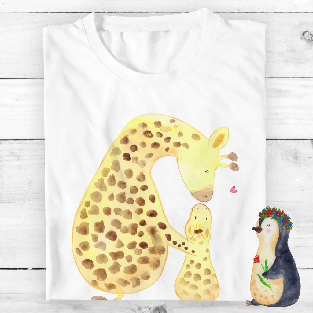 Personalisiertes T-Shirt Giraffe mit Kind T-Shirt Personalisiert, T-Shirt mit Namen, T-Shirt mit Aufruck, Männer, Frauen, Wunschtext, Bedrucken, Afrika, Wildtiere, Giraffe, Kind, Mutter, Mama, Tochter, Sohn, Lieblingsmensch