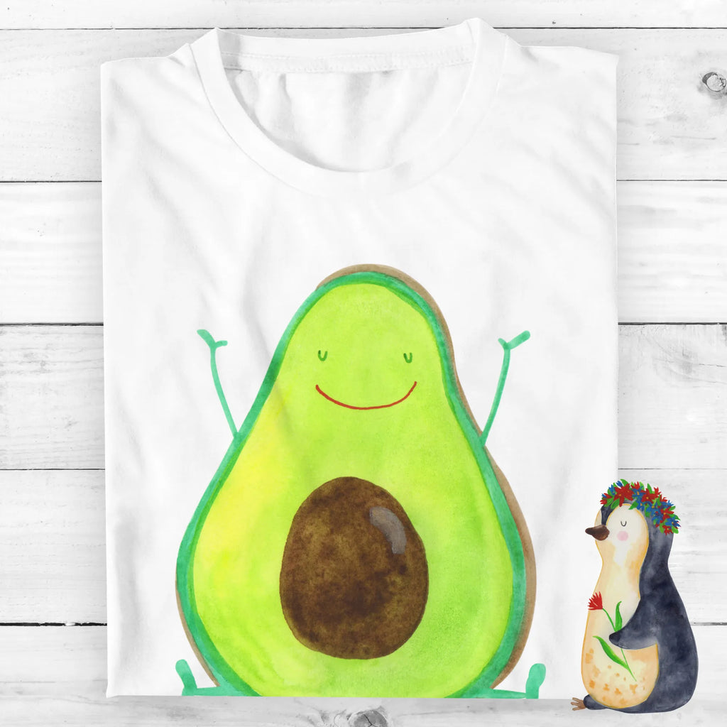 Personalisiertes T-Shirt Avocado Happy T-Shirt Personalisiert, T-Shirt mit Namen, T-Shirt mit Aufruck, Männer, Frauen, Wunschtext, Bedrucken, Avocado, Veggie, Vegan, Gesund, Chaos