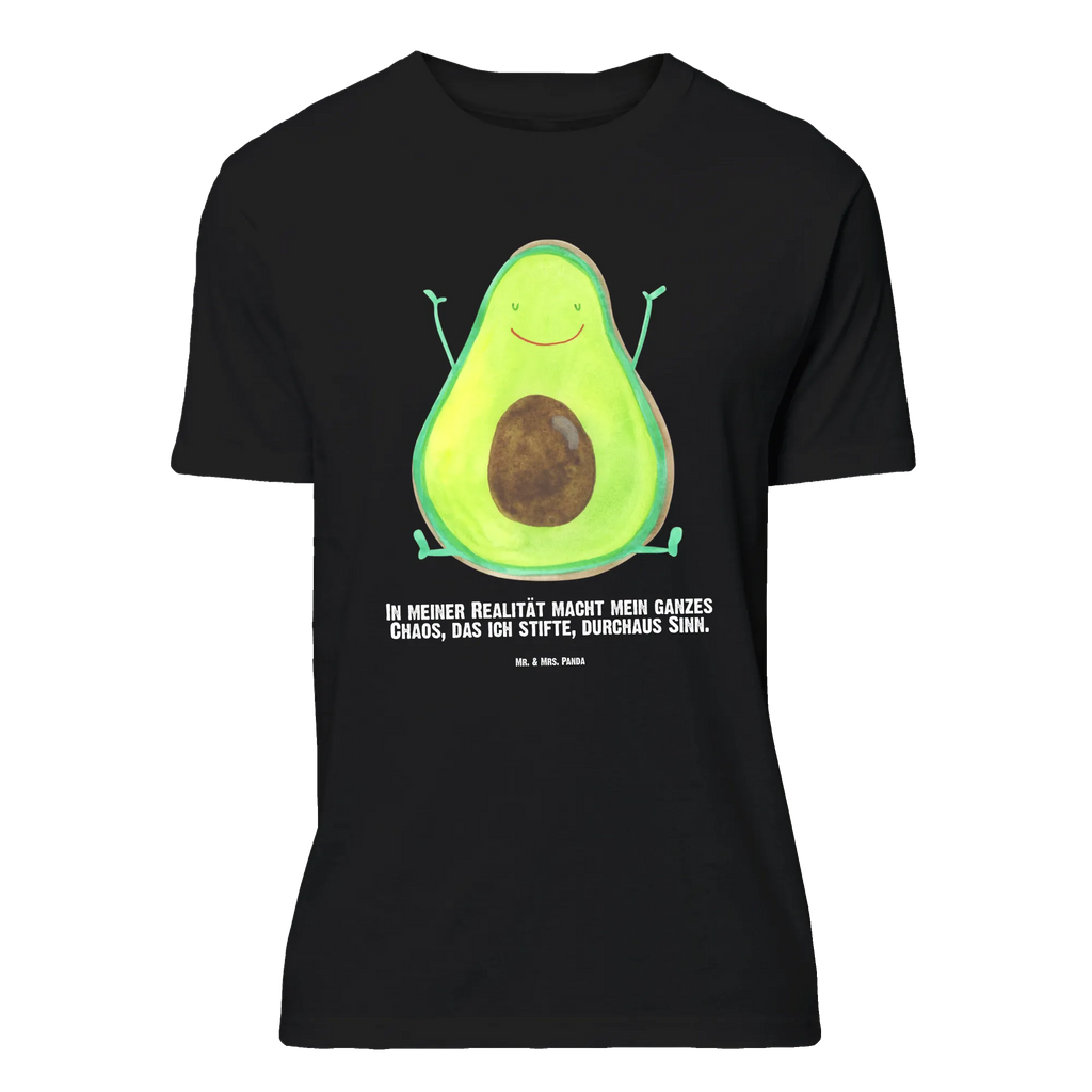 Personalisiertes T-Shirt Avocado Happy T-Shirt Personalisiert, T-Shirt mit Namen, T-Shirt mit Aufruck, Männer, Frauen, Wunschtext, Bedrucken, Avocado, Veggie, Vegan, Gesund, Chaos