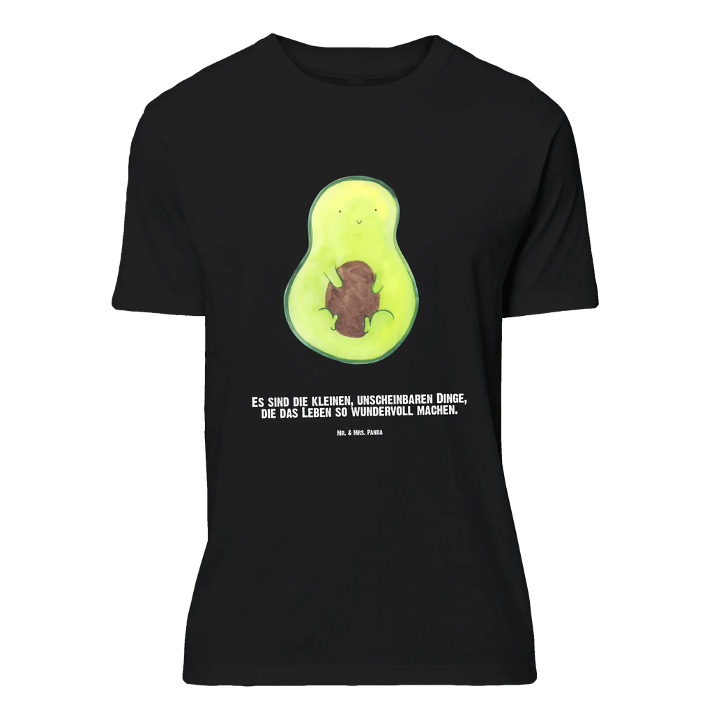 Personalisiertes T-Shirt Avocado mit Kern T-Shirt Personalisiert, T-Shirt mit Namen, T-Shirt mit Aufruck, Männer, Frauen, Wunschtext, Bedrucken, Avocado, Veggie, Vegan, Gesund, Avokado, Avocadokern, Kern, Pflanze, Spruch Leben