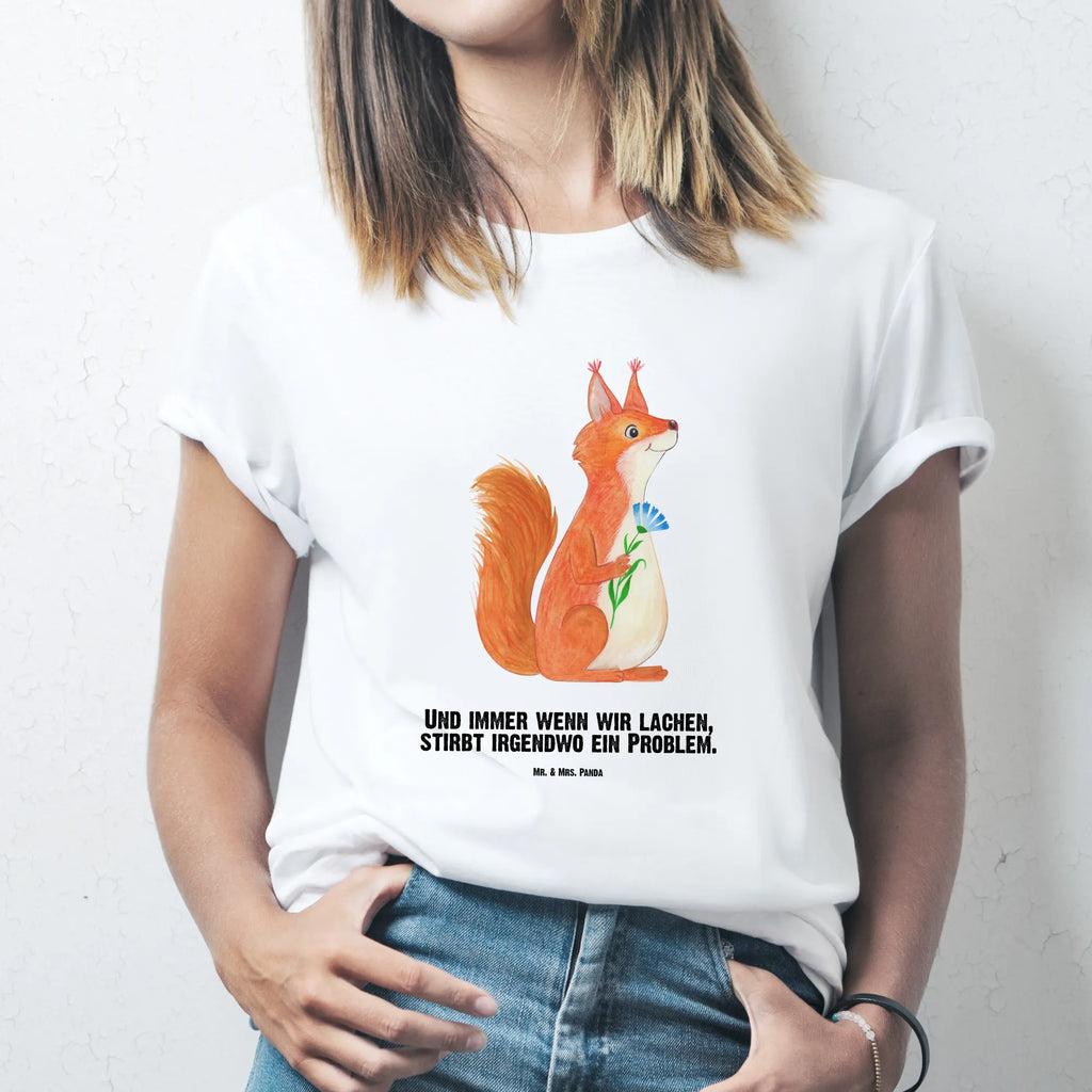 Personalisiertes T-Shirt Eichhörnchen Blume T-Shirt Personalisiert, T-Shirt mit Namen, T-Shirt mit Aufruck, Männer, Frauen, Wunschtext, Bedrucken, Tiermotive, Gute Laune, lustige Sprüche, Tiere, Eichhörnchen, Eichhorn, Spruch positiv, Lachen, Spaß, Motivation Sprüche, Motivation Bilder, glücklich Spruch, Spruch Deko