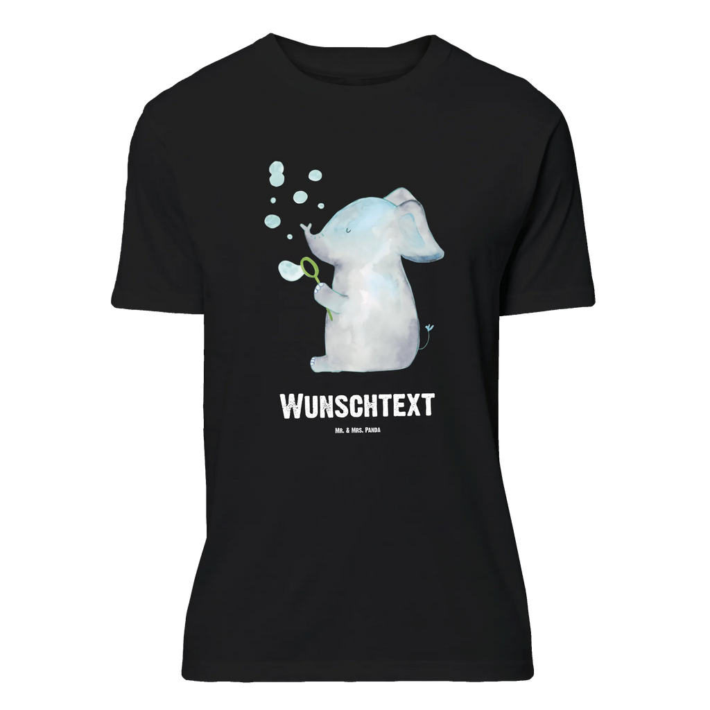 Personalisiertes T-Shirt Elefant Seifenblasen T-Shirt Personalisiert, T-Shirt mit Namen, T-Shirt mit Aufruck, Männer, Frauen, Wunschtext, Bedrucken, Tiermotive, Gute Laune, lustige Sprüche, Tiere, Elefant, Elefanten, Dickhäuter, Rüsseltier, Seifenblasen, Liebe, Heimat, Gefühl. Daheim, Liebesbeweis, Liebesspruch