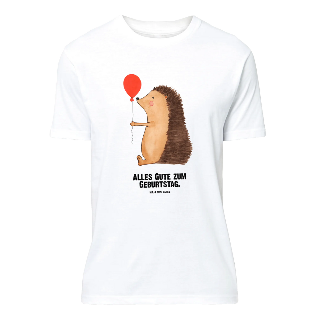 Personalisiertes T-Shirt Igel mit Luftballon T-Shirt Personalisiert, T-Shirt mit Namen, T-Shirt mit Aufruck, Männer, Frauen, Wunschtext, Bedrucken, Tiermotive, Gute Laune, lustige Sprüche, Tiere, Igel, Geburtstag, Herzlichen Glückwunsch, Glückwunsch, Geburtstagskind, Ballon, Happy Birthday