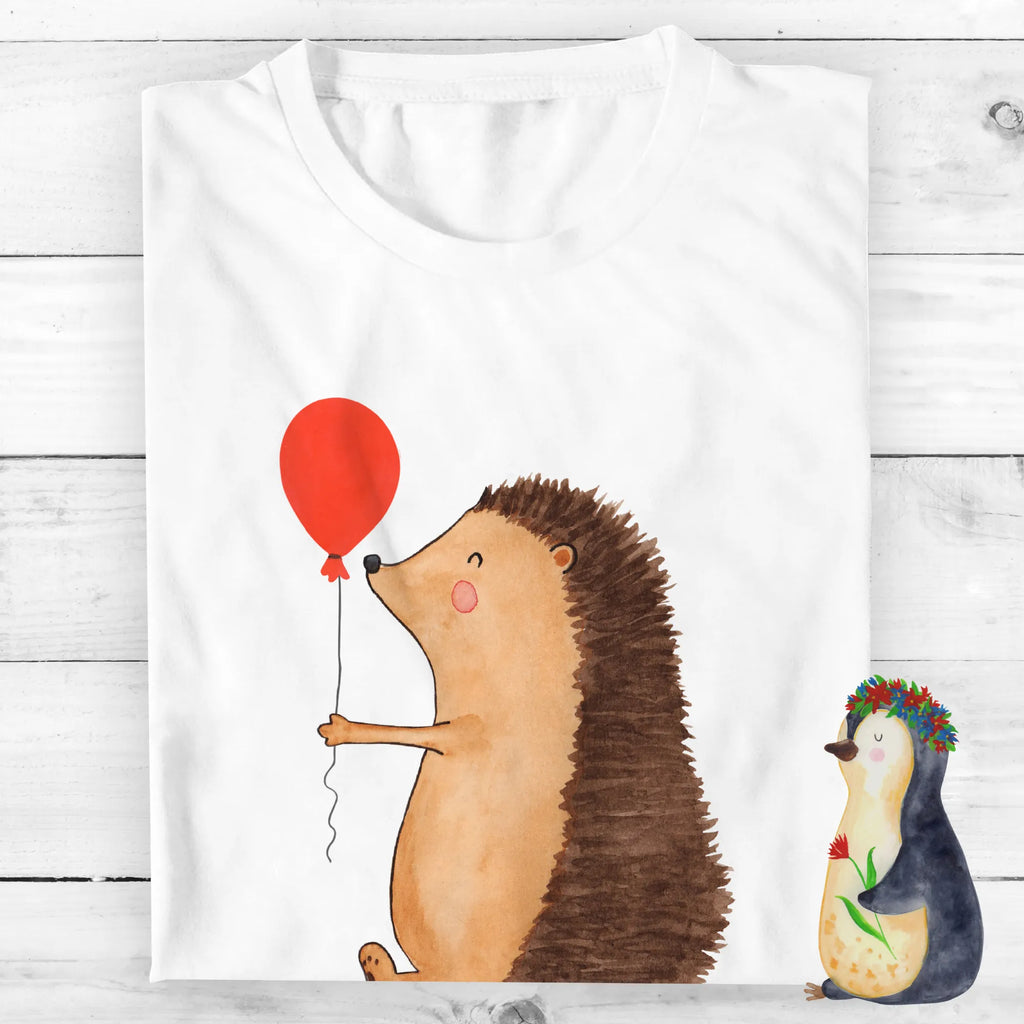 Personalisiertes T-Shirt Igel mit Luftballon T-Shirt Personalisiert, T-Shirt mit Namen, T-Shirt mit Aufruck, Männer, Frauen, Wunschtext, Bedrucken, Tiermotive, Gute Laune, lustige Sprüche, Tiere, Igel, Geburtstag, Herzlichen Glückwunsch, Glückwunsch, Geburtstagskind, Ballon, Happy Birthday