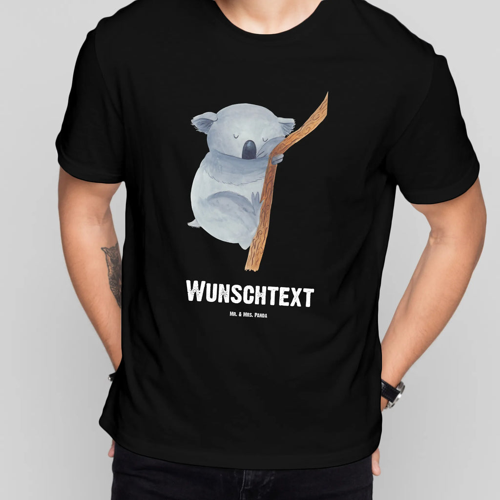 Personalisiertes T-Shirt Koalabär T-Shirt Personalisiert, T-Shirt mit Namen, T-Shirt mit Aufruck, Männer, Frauen, Wunschtext, Bedrucken, Tiermotive, Gute Laune, lustige Sprüche, Tiere, Koala, träumen, Traum, schlafen, Schlafzimmer, Traumland, Bär, Koalabär