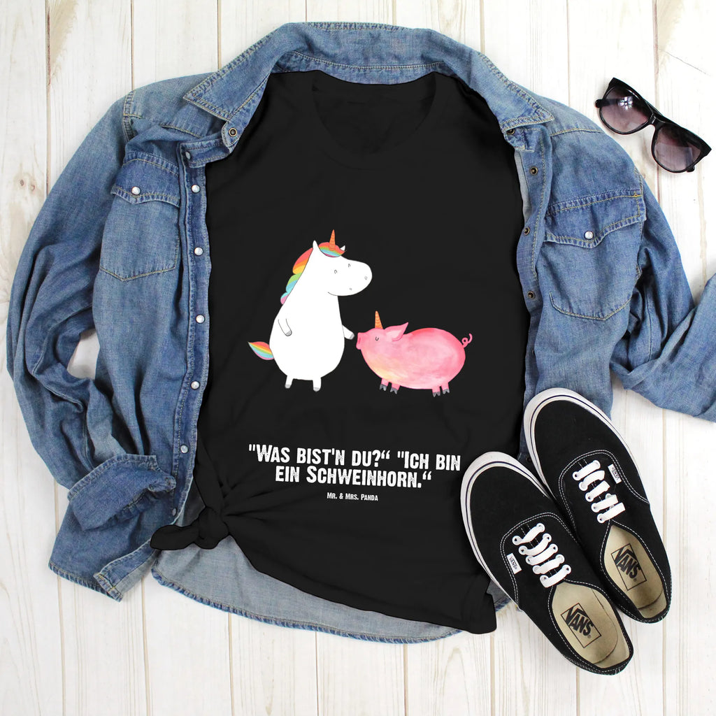 Personalisiertes T-Shirt Einhorn + Schweinhorn T-Shirt Personalisiert, T-Shirt mit Namen, T-Shirt mit Aufruck, Männer, Frauen, Wunschtext, Bedrucken, Einhorn, Einhörner, Einhorn Deko, Unicorn, Freundschaft, Schweinhorn, Schwein, Freundin, Schweinchen