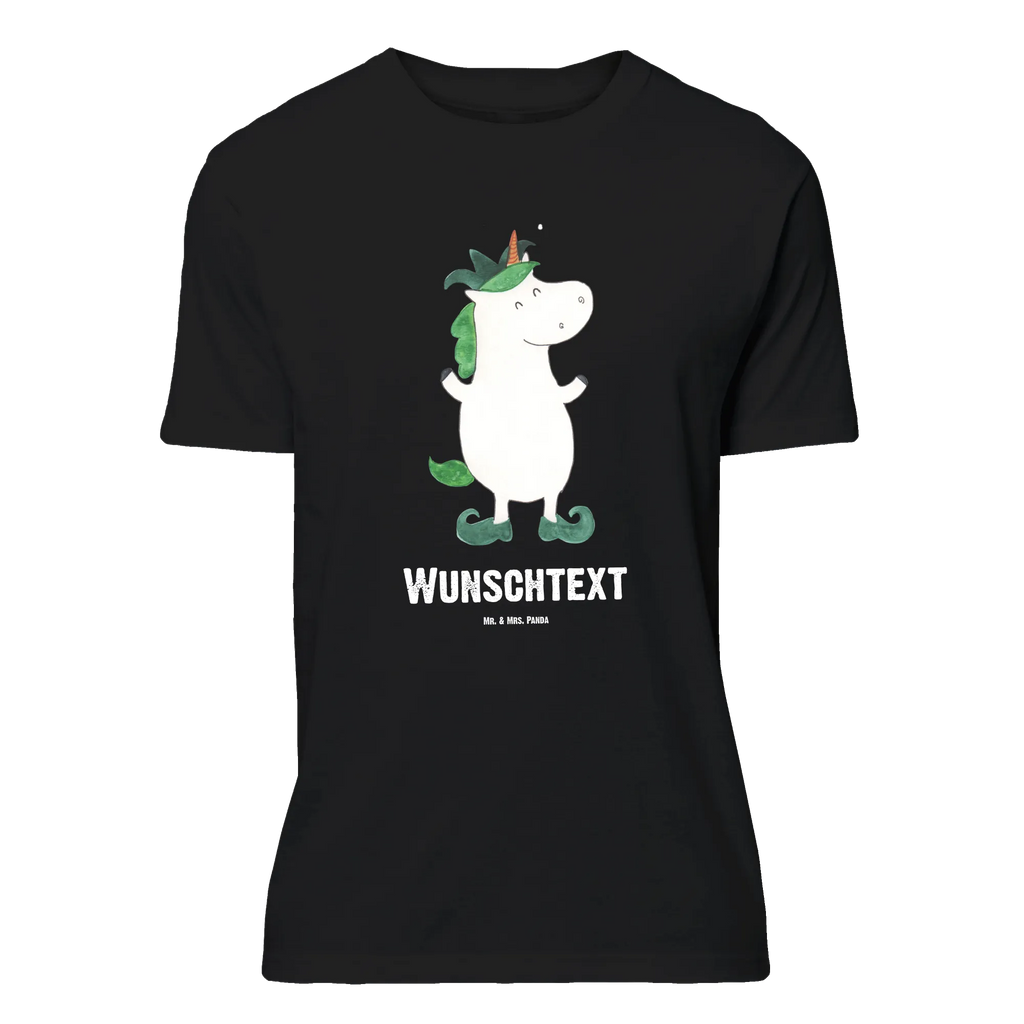 Personalisiertes T-Shirt Einhorn Joker T-Shirt Personalisiert, T-Shirt mit Namen, T-Shirt mit Aufruck, Männer, Frauen, Wunschtext, Bedrucken, Einhorn, Einhörner, Einhorn Deko, Pegasus, Unicorn, Hofnarr, Kasper, Gaukler, Mittelalter