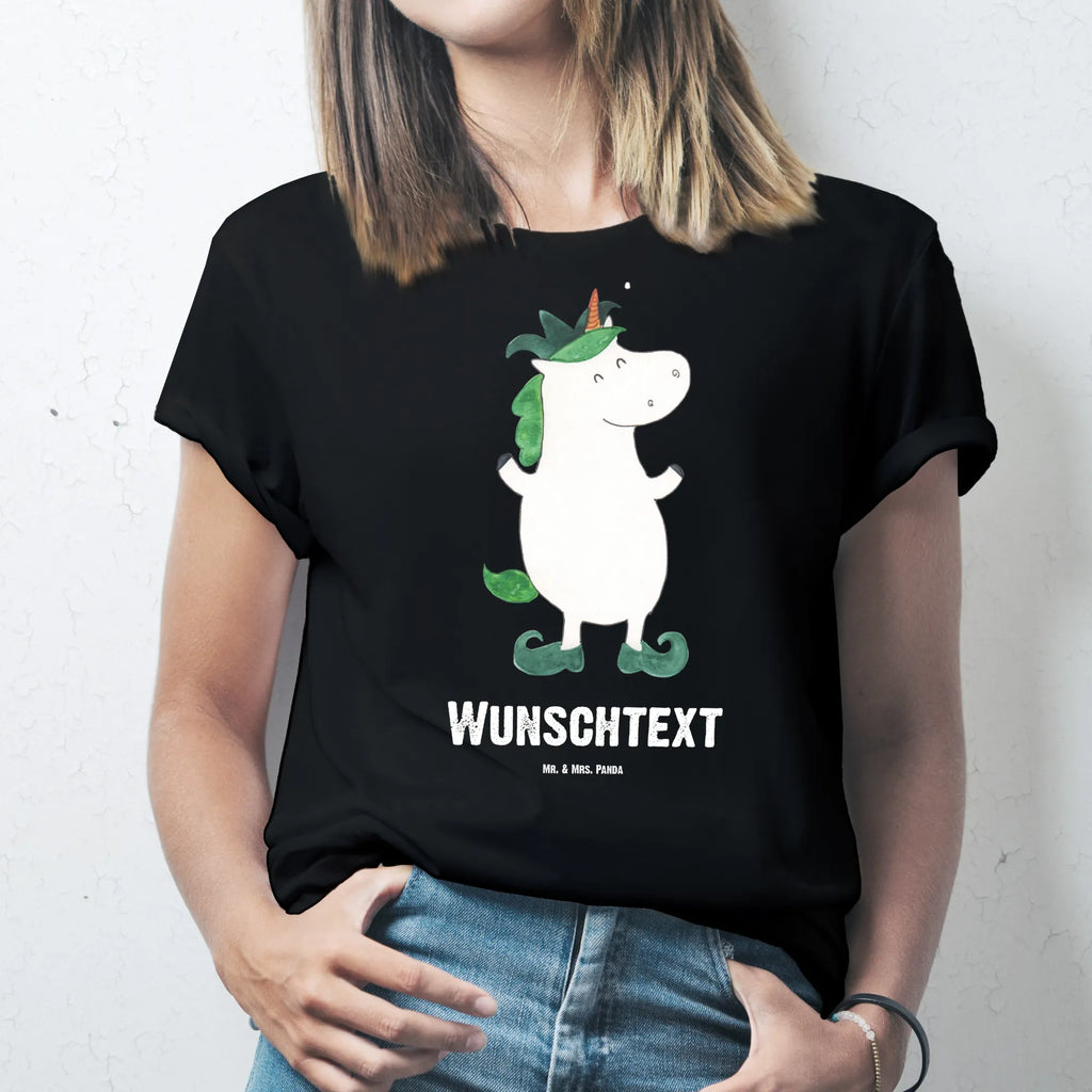 Personalisiertes T-Shirt Einhorn Joker T-Shirt Personalisiert, T-Shirt mit Namen, T-Shirt mit Aufruck, Männer, Frauen, Wunschtext, Bedrucken, Einhorn, Einhörner, Einhorn Deko, Pegasus, Unicorn, Hofnarr, Kasper, Gaukler, Mittelalter