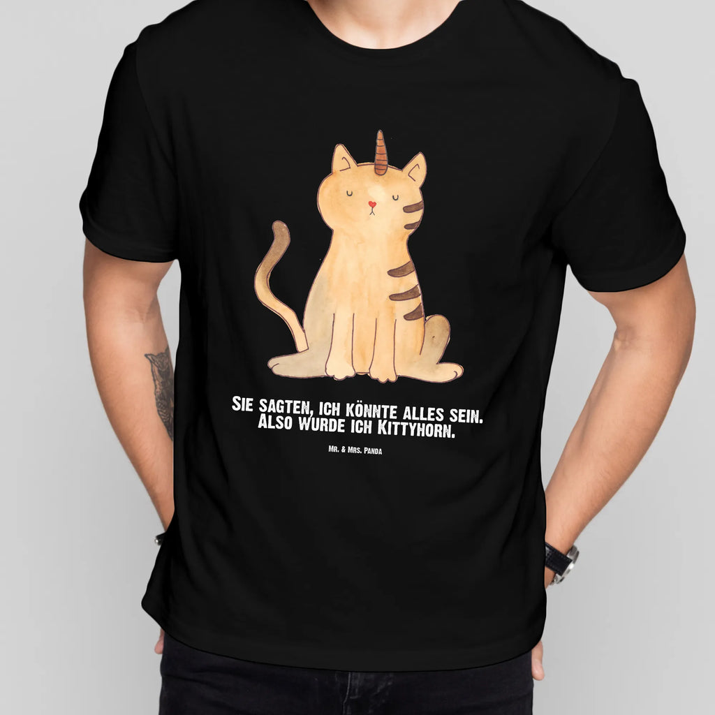 Personalisiertes T-Shirt Einhorn Katze T-Shirt Personalisiert, T-Shirt mit Namen, T-Shirt mit Aufruck, Männer, Frauen, Wunschtext, Bedrucken, Einhorn, Einhörner, Einhorn Deko, Unicorn, Katzer, Mieze, Regenbogen, Glitzer, Einhornpower, Erwachsenwerden, Katze, Katzenhorn, Einhornkatze, Kittyhorn