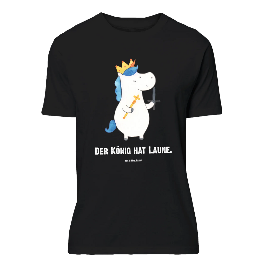 Personalisiertes T-Shirt Einhorn König mit Schwert T-Shirt Personalisiert, T-Shirt mit Namen, T-Shirt mit Aufruck, Männer, Frauen, Wunschtext, Bedrucken, Einhorn, Einhörner, Einhorn Deko, Pegasus, Unicorn, König, Ritter, Mittelalter