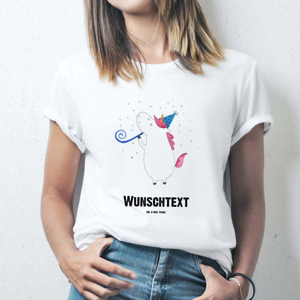 Personalisiertes T-Shirt Einhorn Party T-Shirt Personalisiert, T-Shirt mit Namen, T-Shirt mit Aufruck, Männer, Frauen, Wunschtext, Bedrucken, Einhorn, Einhörner, Einhorn Deko, Unicorn, Glitzer, Konfetti, Party, Geburtstag, Feier, Fest, Alkohol, Disco, Club