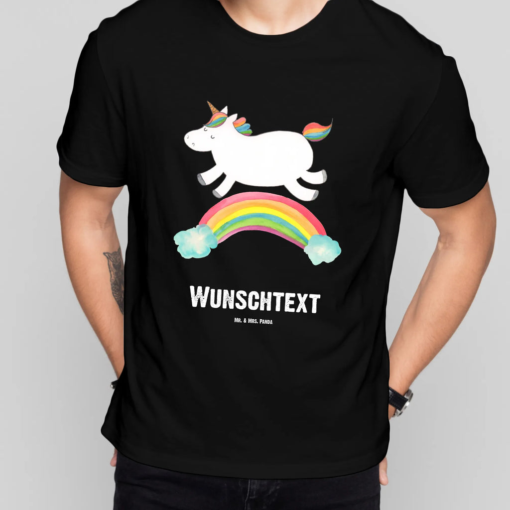 Personalisiertes T-Shirt Einhorn Regenbogen T-Shirt Personalisiert, T-Shirt mit Namen, T-Shirt mit Aufruck, Männer, Frauen, Wunschtext, Bedrucken, Einhorn, Einhörner, Einhorn Deko, Unicorn, Regenbogen, Glitzer, Einhornpower, Erwachsenwerden, Einhornautobahn