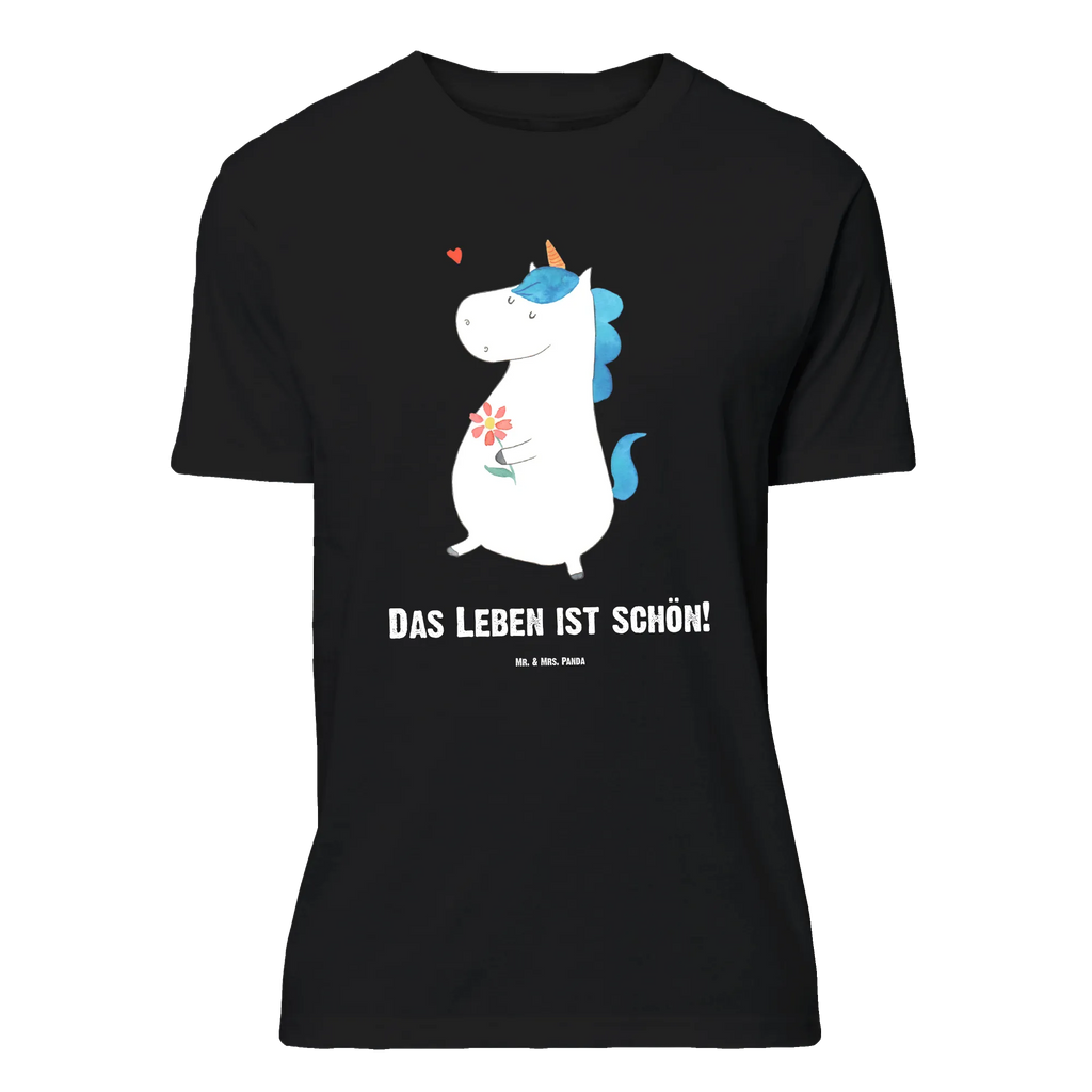 Personalisiertes T-Shirt Einhorn Spaziergang T-Shirt Personalisiert, T-Shirt mit Namen, T-Shirt mit Aufruck, Männer, Frauen, Wunschtext, Bedrucken, Einhorn, Einhörner, Einhorn Deko, Pegasus, Unicorn, Glitzer, Blumen, Spaziergang, Motivation, Gute Laune, Freude, Freundin, Mutter, Schwester