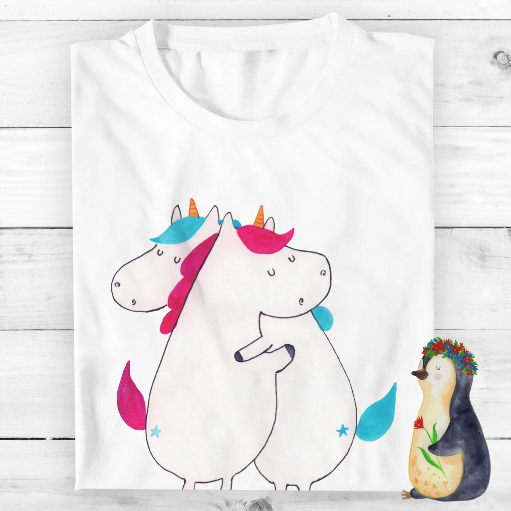 Personalisiertes T-Shirt Einhörner Umarmen T-Shirt Personalisiert, T-Shirt mit Namen, T-Shirt mit Aufruck, Männer, Frauen, Wunschtext, Bedrucken, Einhorn, Einhörner, Einhorn Deko, Pegasus, Unicorn, Freundinnen, Freundin, BFF, Schwester, Schwestern, Familie, Geschwister, Sister, Liebe