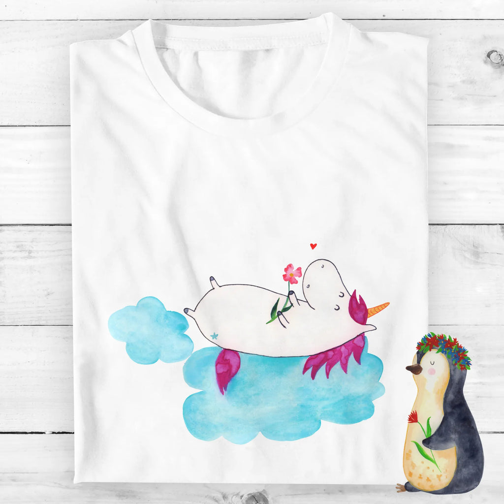 Personalisiertes T-Shirt Einhorn verliebt auf Wolke T-Shirt Personalisiert, T-Shirt mit Namen, T-Shirt mit Aufruck, Männer, Frauen, Wunschtext, Bedrucken, Einhorn, Einhörner, Einhorn Deko, Pegasus, Unicorn, verliebt, Liebe, Liebesbeweis, Freundin, Wolke