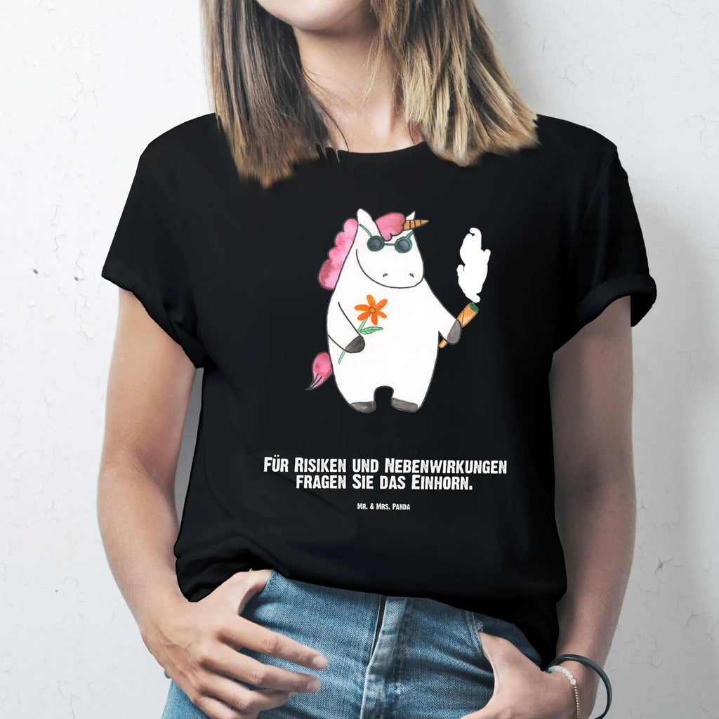 Personalisiertes T-Shirt Einhorn Woodstock T-Shirt Personalisiert, T-Shirt mit Namen, T-Shirt mit Aufruck, Männer, Frauen, Wunschtext, Bedrucken, Einhorn, Einhörner, Einhorn Deko, Pegasus, Unicorn, Kiffen, Joint, Zigarette, Alkohol, Party, Spaß. lustig, witzig, Woodstock