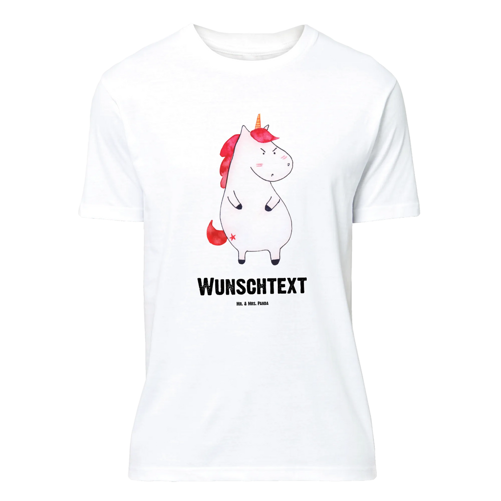 Personalisiertes T-Shirt Einhorn Wut T-Shirt Personalisiert, T-Shirt mit Namen, T-Shirt mit Aufruck, Männer, Frauen, Wunschtext, Bedrucken, Einhorn, Einhörner, Einhorn Deko, Unicorn, Realität, Ansage, lustlos, nein, Büro, Arbeit, wütend, dumme Fragen, lustig, Spaß, Geschenk