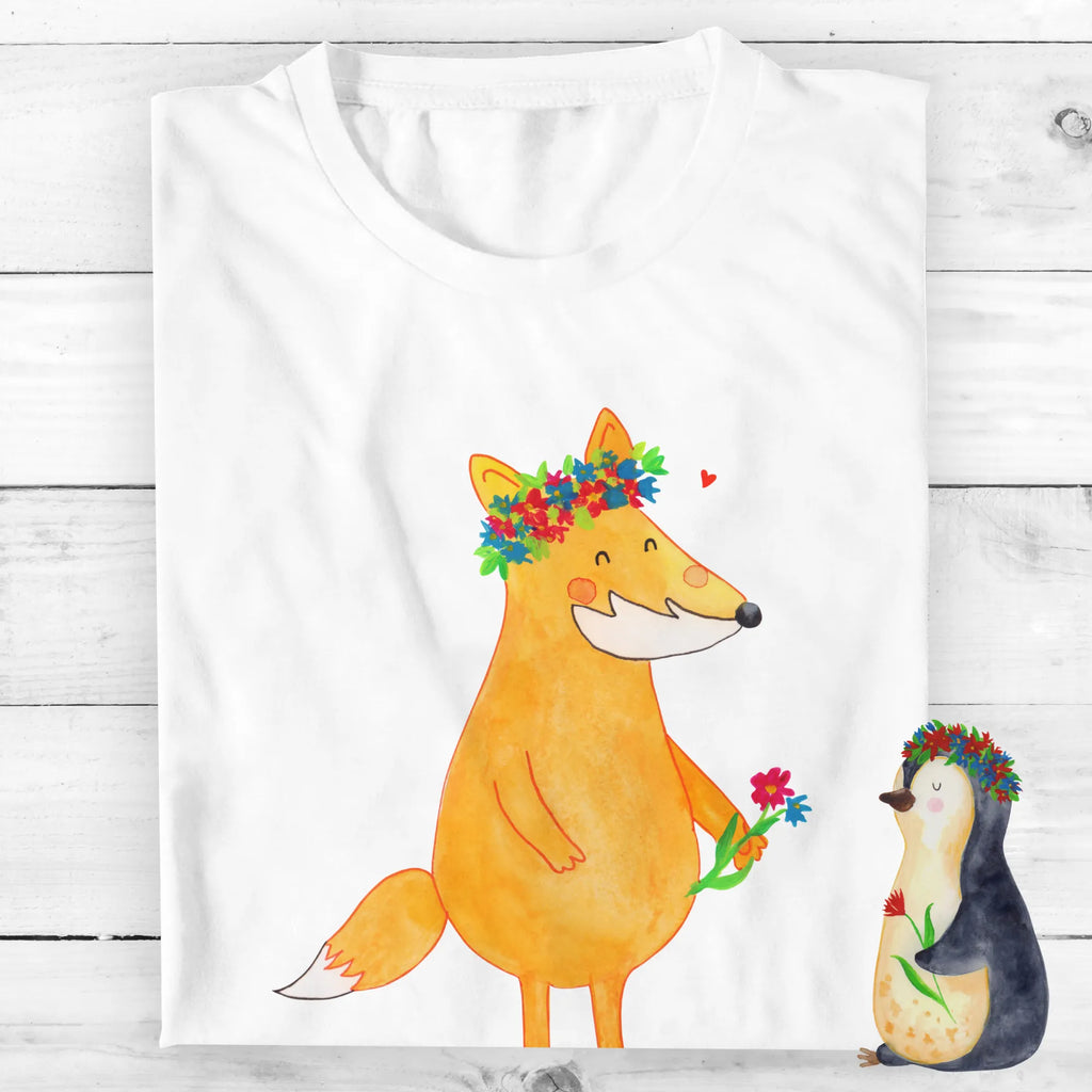 Personalisiertes T-Shirt Fuchs Blumen T-Shirt Personalisiert, T-Shirt mit Namen, T-Shirt mit Aufruck, Männer, Frauen, Wunschtext, Bedrucken, Fuchs, Füchse, Fox, Liebe, Freundin, Fuchsmädchen, Blumenmädchen, Freundinnen, Liebesbeweis, Blume, Blumen, Motivation, Freude, ich, mich, Selbstliebe