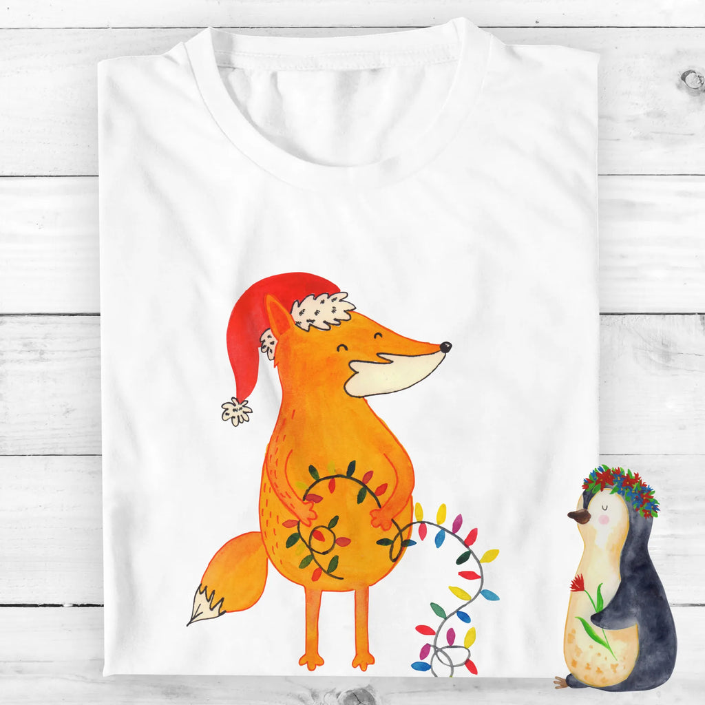 Personalisiertes T-Shirt Fuchs Weihnachten T-Shirt Personalisiert, T-Shirt mit Namen, T-Shirt mit Aufruck, Männer, Frauen, Wunschtext, Bedrucken, Winter, Weihnachten, Weihnachtsdeko, Nikolaus, Advent, Heiligabend, Wintermotiv, Fuchs, Füchse, Spruch schön, Geschenk Weihnachten, Weihnachtsmann, Weihnachtszeit