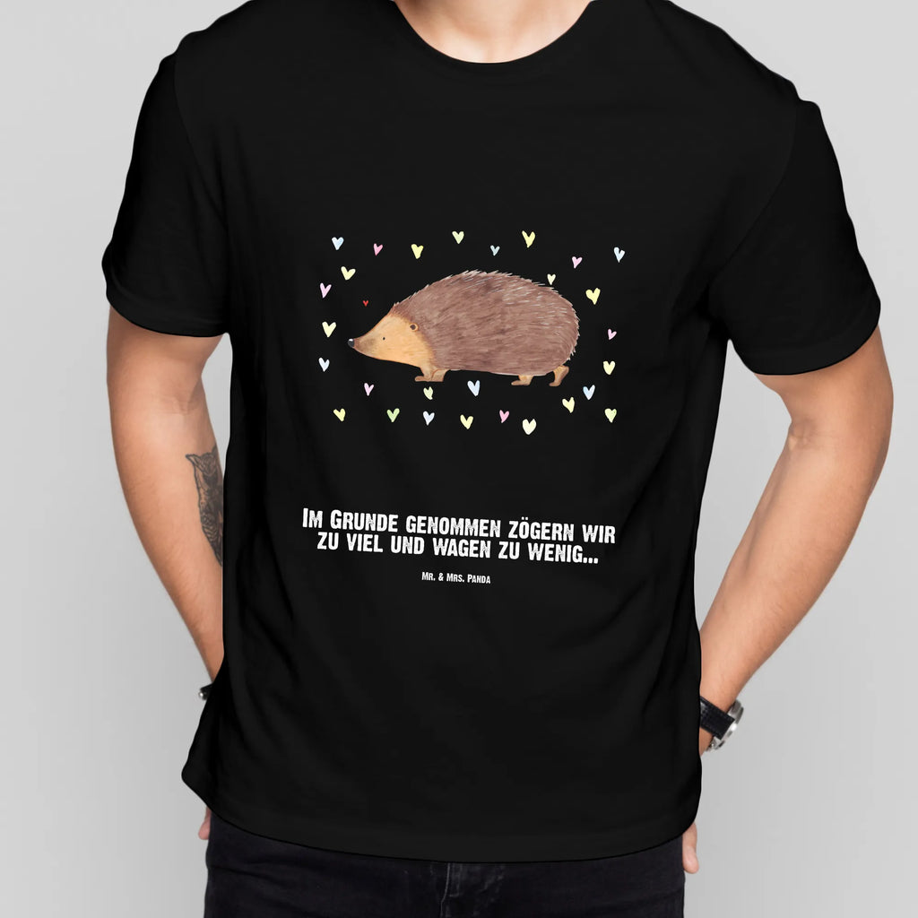 Personalisiertes T-Shirt Igel Herzen T-Shirt Personalisiert, T-Shirt mit Namen, T-Shirt mit Aufruck, Männer, Frauen, Wunschtext, Bedrucken, Tiermotive, Gute Laune, lustige Sprüche, Tiere, Liebe, Herz, Herzen, Igel, Vertrauen, Kuss, Leben